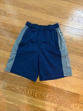 Vineyard Vines Navy with Gray Boys Athletic Shorts
